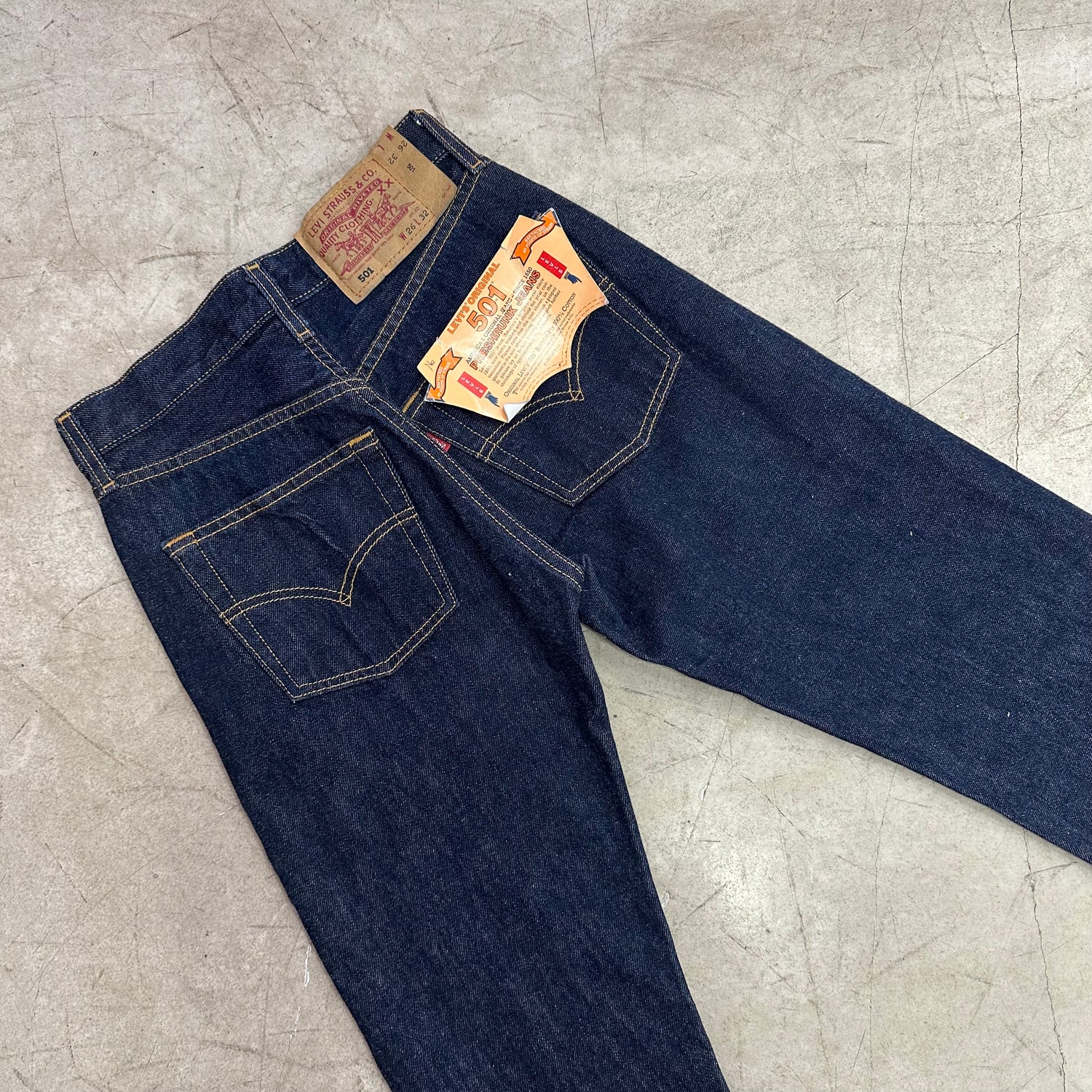 Levis top 501 raw