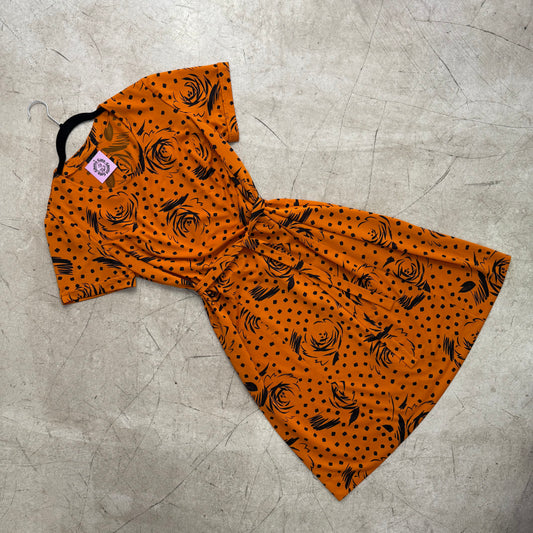 70s ORANGE DRESS