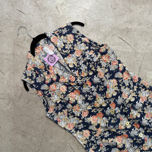FLORAL SHIRT DRESS
