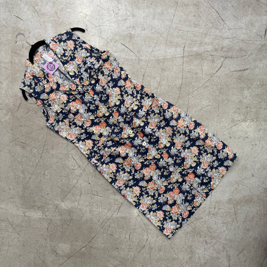 FLORAL SHIRT DRESS