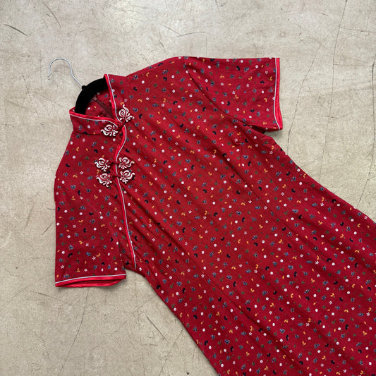 RED QUIPAO DRESS