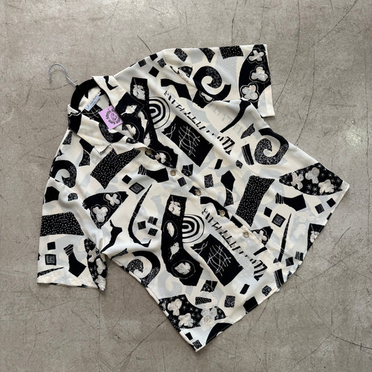 BLACK PRINT DANIELLE PHILIPE SHIRT