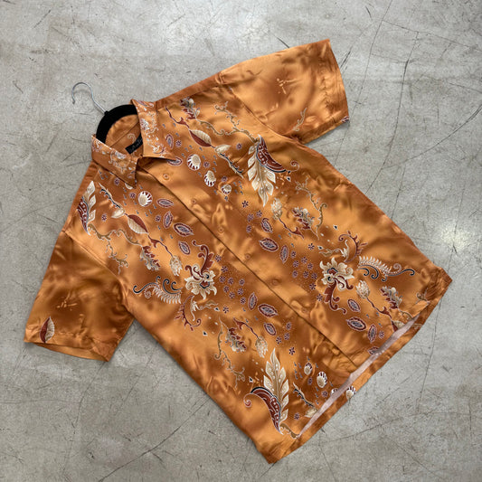 CAMISA ORANGE PRINT MANTOPS