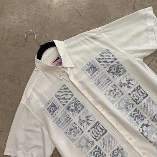 CAMISA WHITE PRINT ALGI