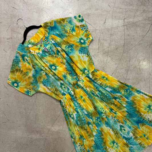 VESTIDO GASA YELLOW GREEN DUCAL