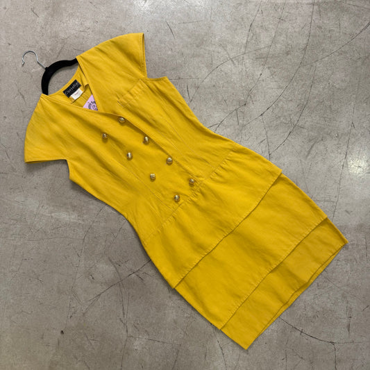 VESTIDO YELLOW LINO CORTEFIEL