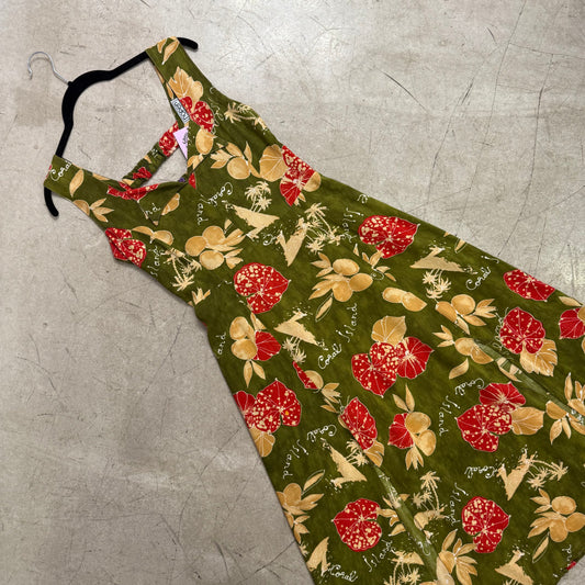 VESTIDO GREEN LARGO ROPER