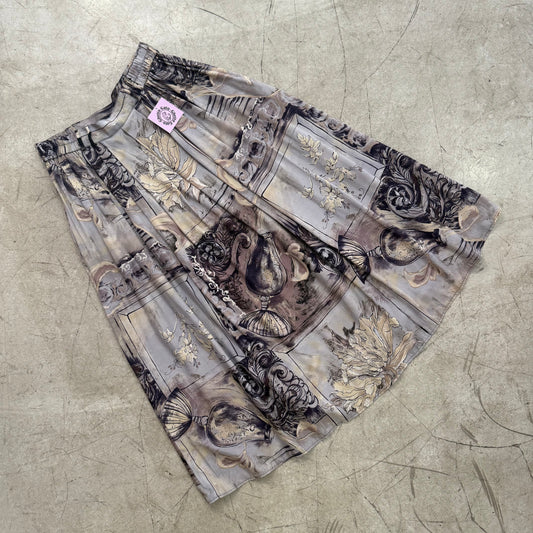 FALDA GREY BLACK