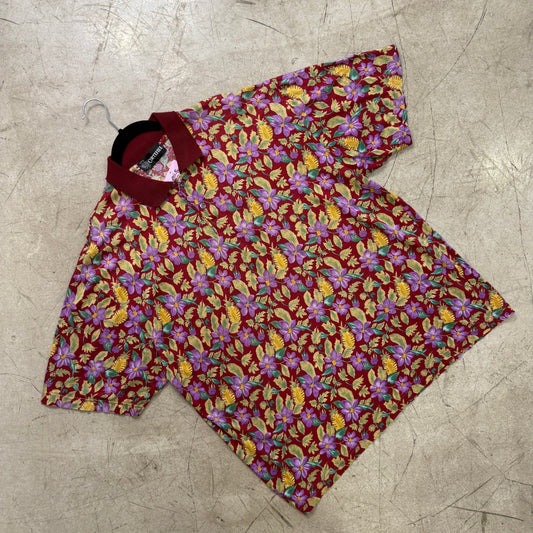 CORTEFIEL FLORAL NETWORK POLOSHIRT