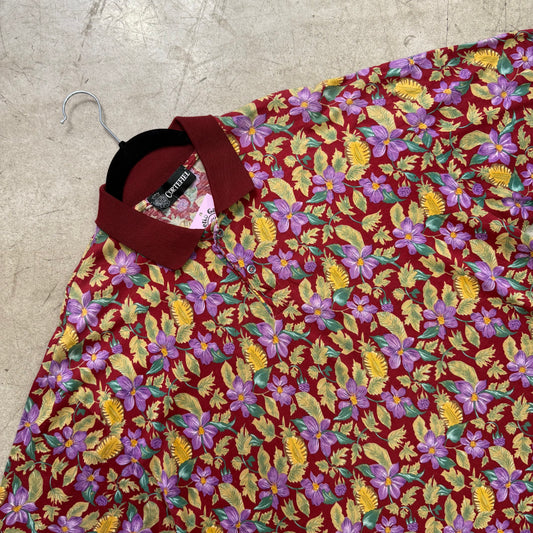 CORTEFIEL FLORAL NETWORK POLOSHIRT