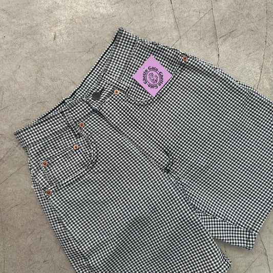 BLACK VICHI WANCHESS DENIM SHORTS