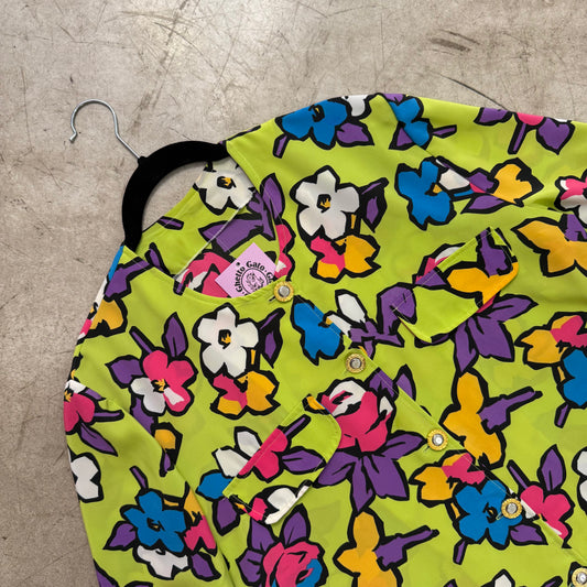 CAMISA GREEN MULTICOLOR FLORAL