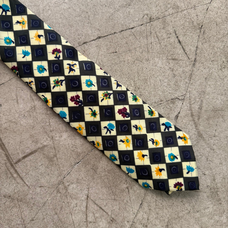 CORBATA FLORAL CUADROS ADRIANO ARMEN