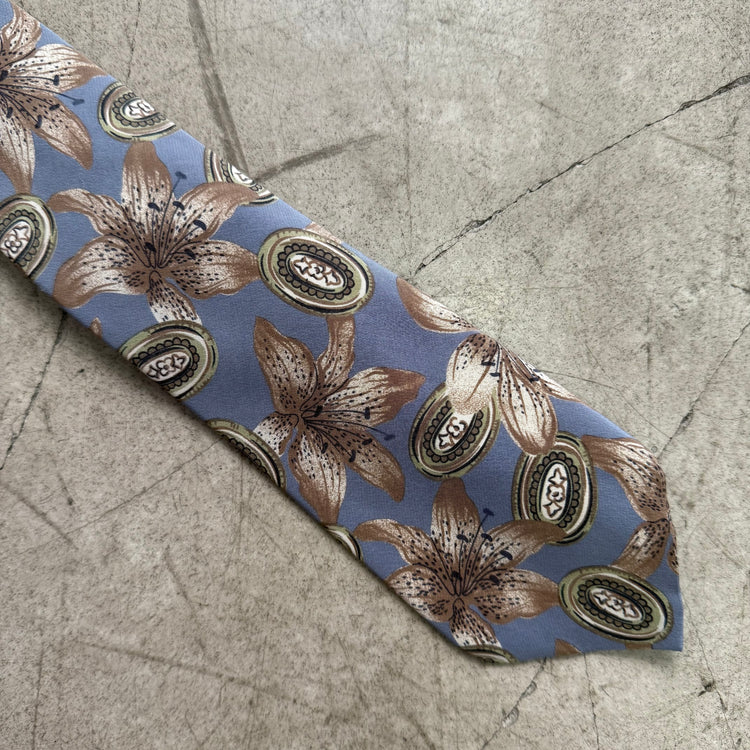 CORBATA FLORAL BLUE MALGAR
