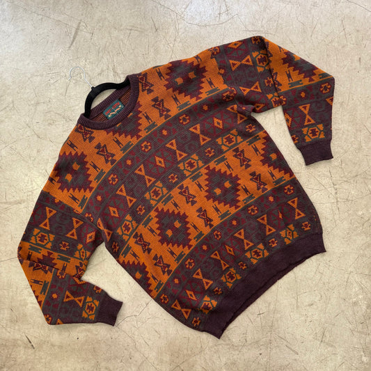 JERSEY ORANGE PRINT OVER-TIME