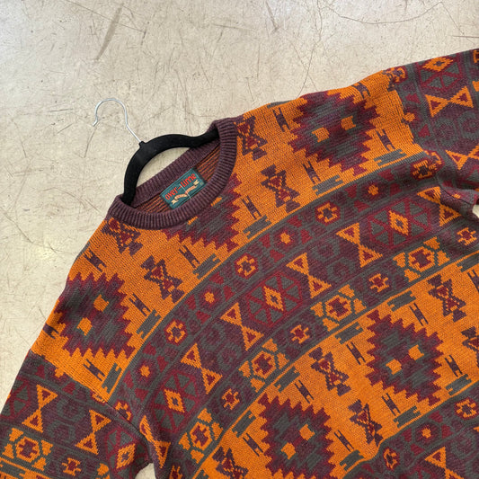 JERSEY ORANGE PRINT OVER-TIME