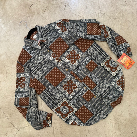 CAMISA BN BROWN PRINT MVRDOSA