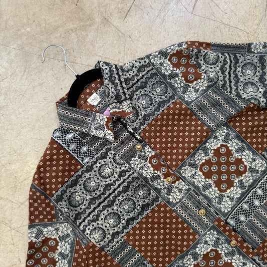 CAMISA BN BROWN PRINT MVRDOSA