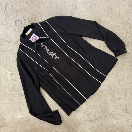 CAMISA BLACK BORDADO ECI