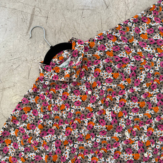 CAMISA FLORAL PINK POPELINO