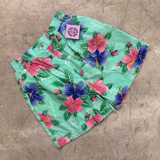 GREEN PARADISE FLORAL SHORT
