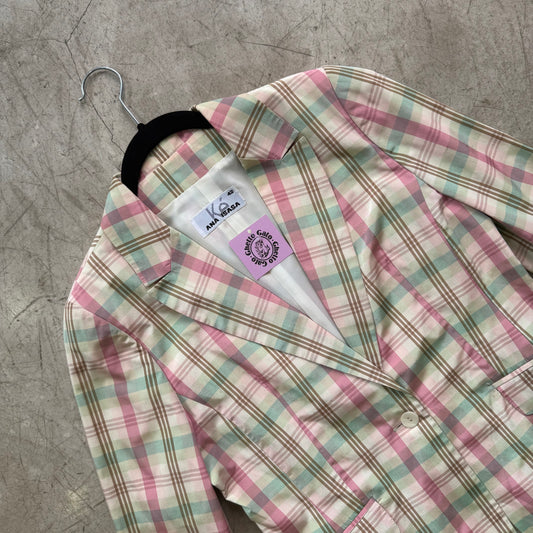 SILK PEPLUM BLAZER JACKET