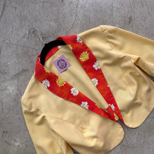 SILK PEPLUM BLAZER JACKET