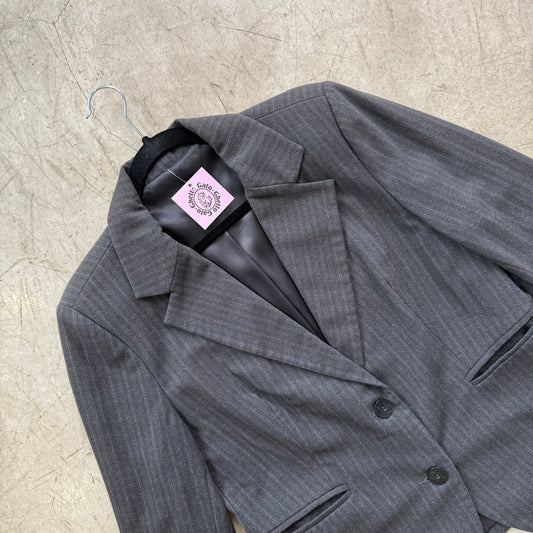 ÜBERGROßER BLAZER AUS BEIGEM CORD VON SELINAC