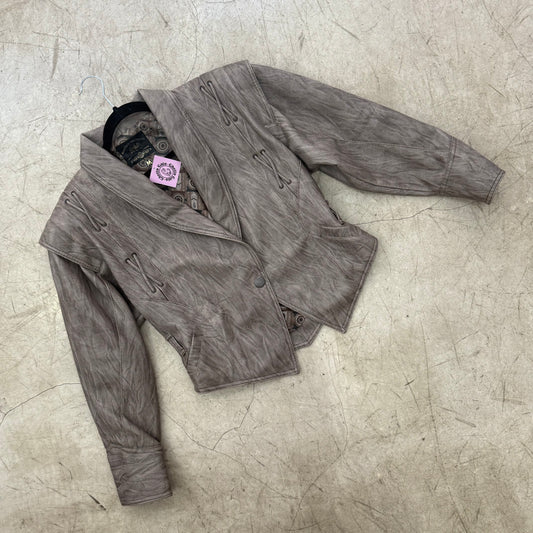 BLAZERJACKE AUS SEIDE MIT SCHÖPFCHEN