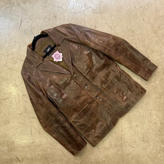 BLAZER PIEL BROWN FADED GIPSY