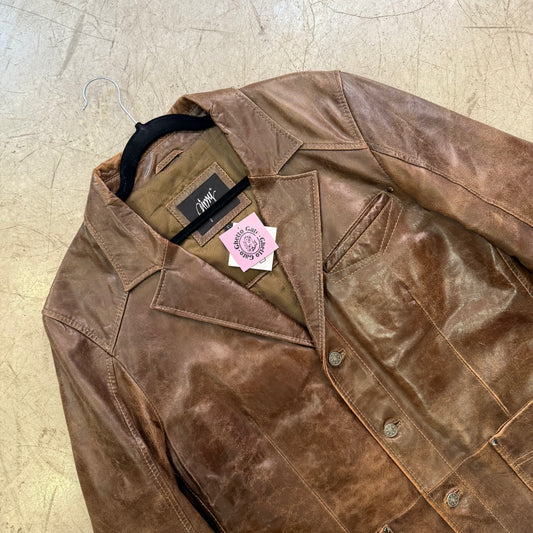 BLAZER PIEL BROWN FADED GIPSY