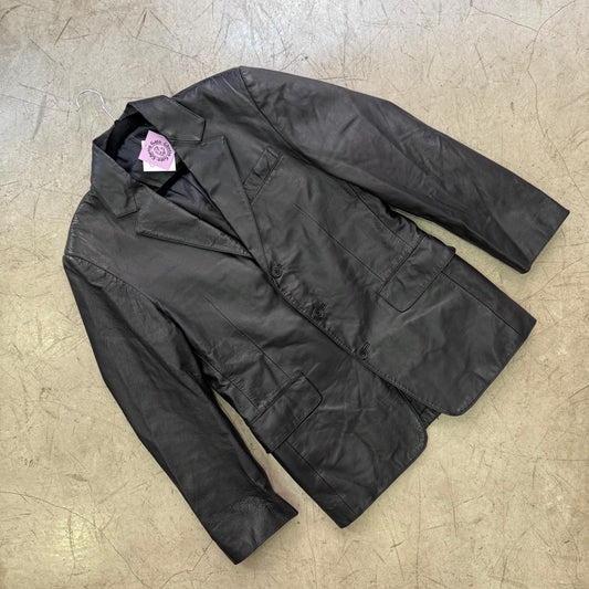 BLAZER PIEL CUERO BLACK