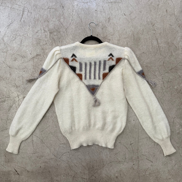 JERSEY WHITE LUREX GREY