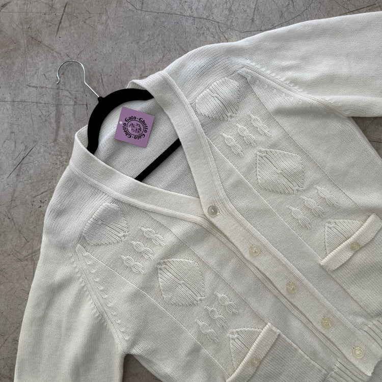 IDEAL BLUE CARDIGAN SWEATER
