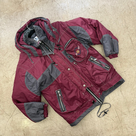 SKI JACKET GRANATE GREY RODEO