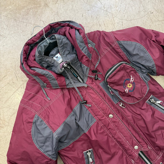 SKI JACKET GRANATE GREY RODEO