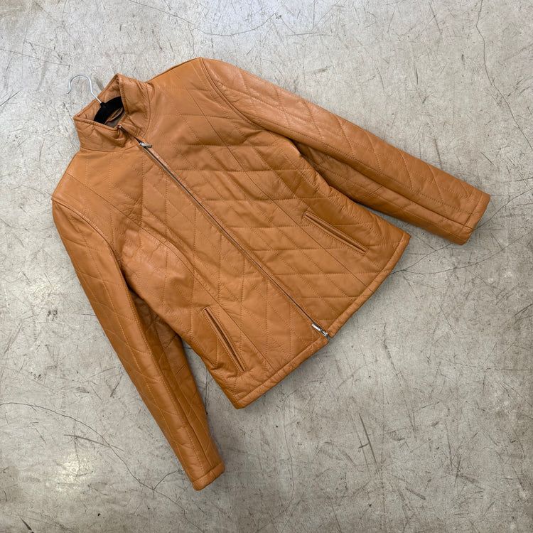 CHAQUETA PIEL Y2K VICTOR SANJUAN