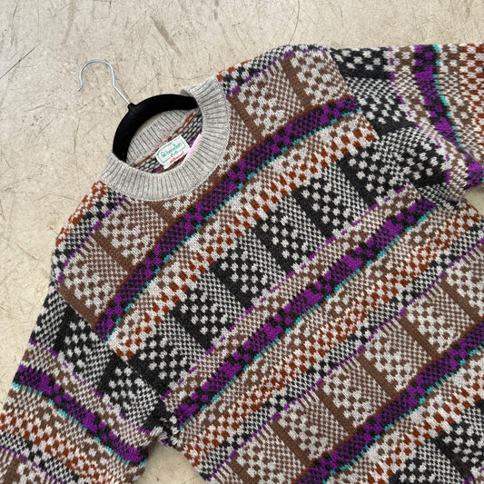 JERSEY BENETTON GREY MULTICOLOR