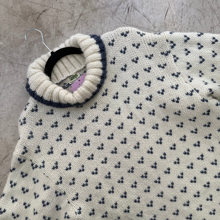 JERSEY WHITE BLUE LANA ALB NATUR