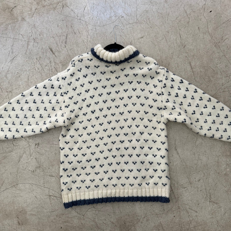 JERSEY WHITE BLUE LANA ALB NATUR