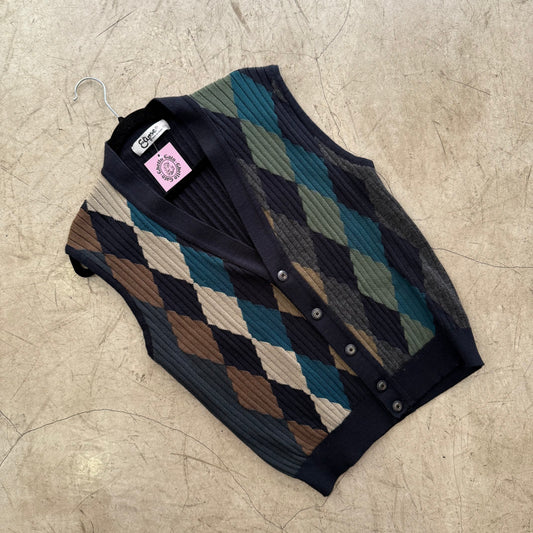 CHALECO JERSEY MARINO ROMBOS