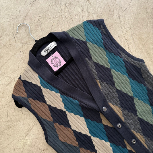 CHALECO JERSEY MARINO ROMBOS