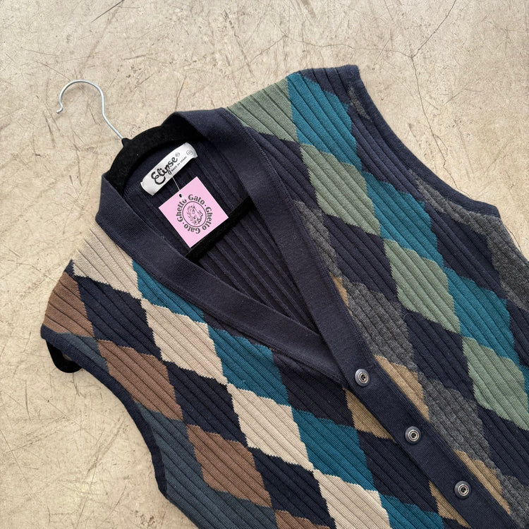 CHALECO JERSEY MARINO ROMBOS