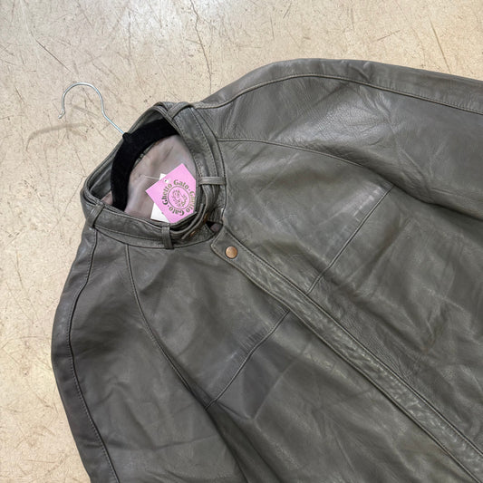 BOMBER PIEL GREY TAUPE