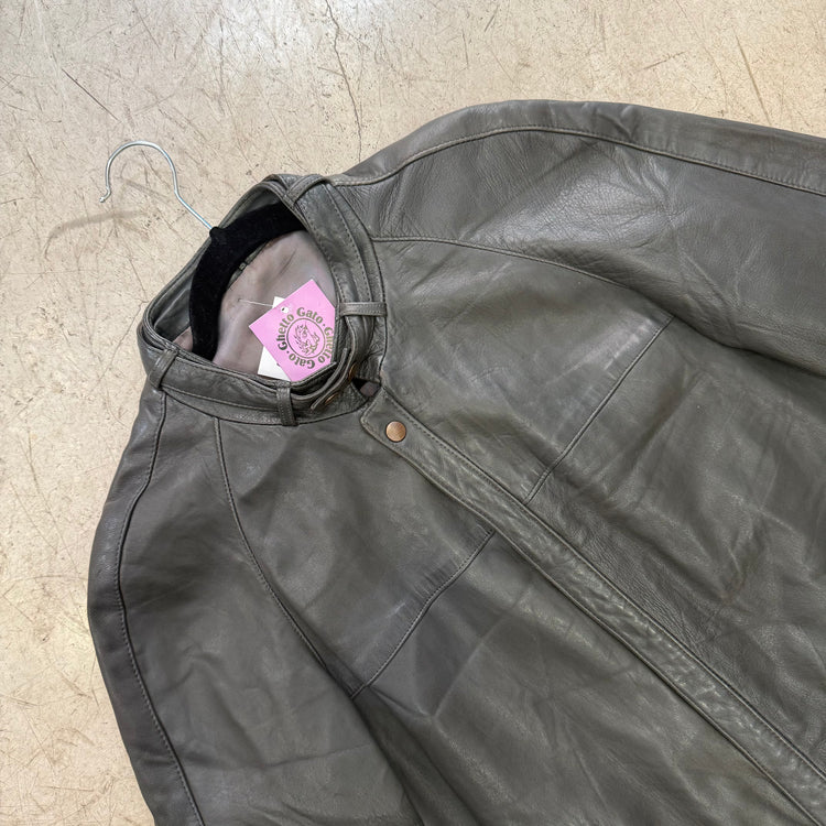 BOMBER PIEL GREY TAUPE