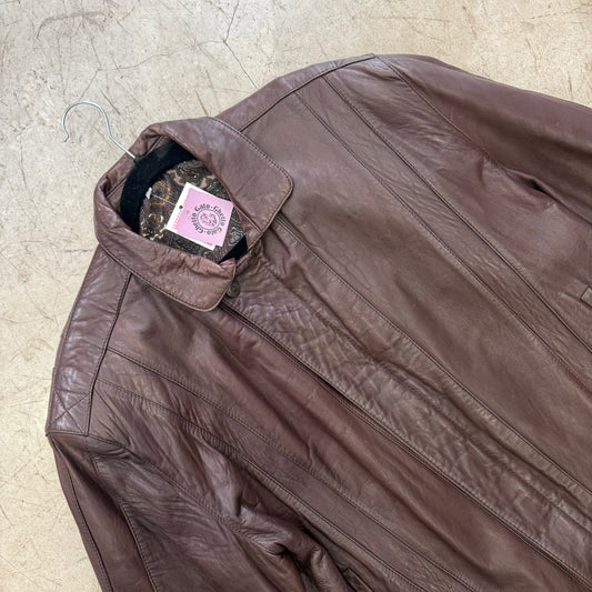 BOMBER PIEL BROWN PAISLEY