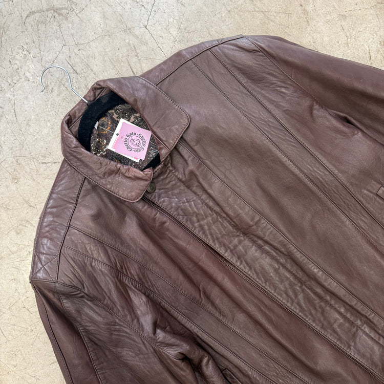 BOMBER PIEL BROWN PAISLEY