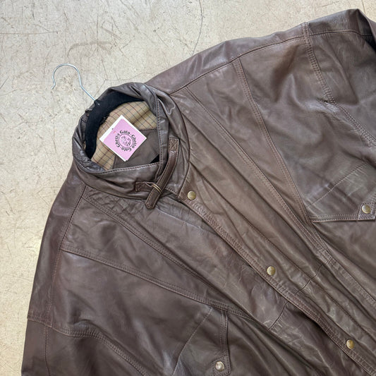 BOMBER PIEL BROWN CANDA