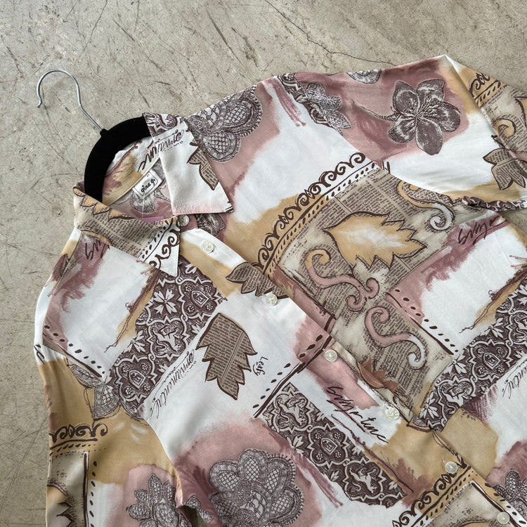 CAMISA PINK PRINT GINA G