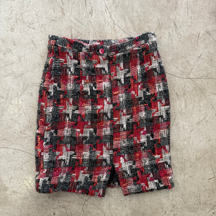 FALDA LANA TWEED MULTICOLOR